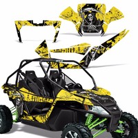 Graphics Kit Wrap For Arctic Cat Wildcat 1000 Utv Decals Sxs 2012-2014 Reap Yllw Graphics Kit Wrap For Arctic Cat Wildcat 1000 Utv Decals Sxs 2012-2014 Reap Yllw
