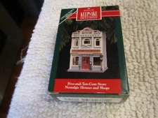 Hallmark Keepsake Christmas Ornament Five & Ten Cent Store Nostalgic Houses Shop