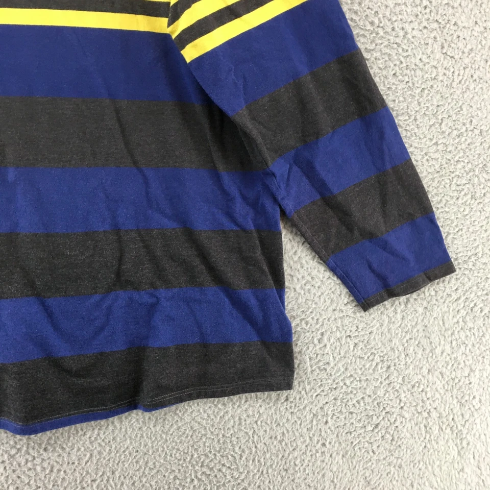 Camiseta manga larga Lane Bryant para mujer 22/24 multicolor a rayas mezcla de algodón Foto 3 de 4