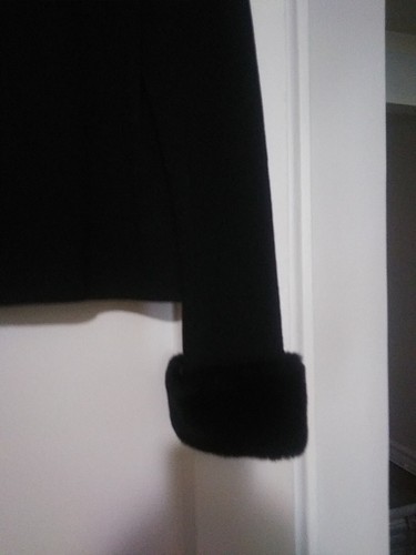 GORGEOUS ST JOHN'S COLLECTION BY MARIE GRAY EVENING FUR SWEATER JACKET.BLACK,S-4 - Picture 15 of 20