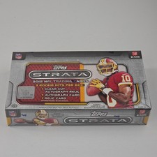 2012 Topps Strata Football Factory Sealed Hobby Box 3 Rookie Hits Cards New
