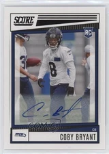 2022 Score Rookies Signatures Coby Bryant #363 Rookie Auto RC