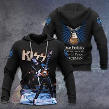 Rest In Peace Space Man Ace Frehley 3D Blue Black 3D Hoodie HN452