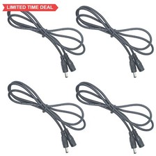 Extension Cable 20 AWG 3.3 FT 5.5mm x 2.1mm Male to Female DC Plug for LED