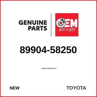 Genuine Toyota Vellfire Smart Remote Key 6 Button 315Mhz 89904-58250