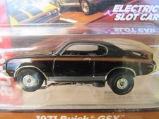 Auto World Thunderjet Ultra G 1971 Buick GSX Black HO Slot Car SC336 R23 Aurora