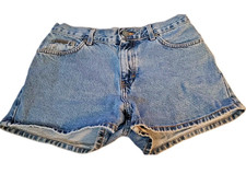 Vintage Calvin Klein Women's Blue Jean Shorts Size 5 Waist 29 Inseam 2.5 Denim