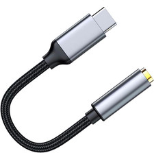 3.5Mm 1/8 Inch Aux to USB C Audio Headphone Jack Adapter - Type C/USBC to Aux Co