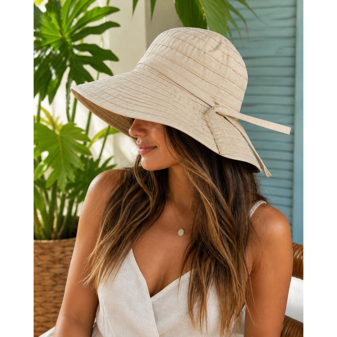San Diego Hat Company Hat Womens Tan Wide Brim Sun Adjustable Chin Strap Beach
Opens in a new window