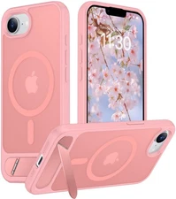 Temdan Magnetic Compatible with iPhone 15 Pro Case, Built-in Invisible Kickst...