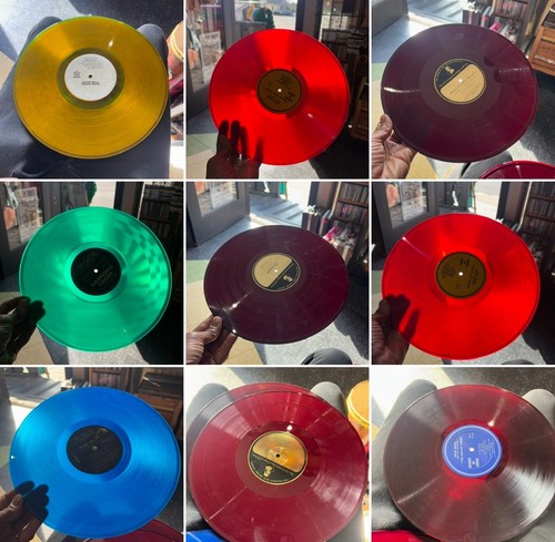 Lot Of 9 Colored Vinyl / Red / Lps / Records / Home Decor / Arts And ...