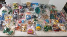 Fast Food Kids Meal Toy Lot Of 50 Assorted Sealed Toys McDonald  s Burger King A8
