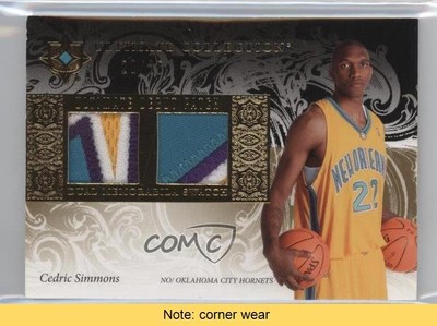 2006-07 Ultimate Collection /25 Cedric Simmons #UD-CS Rookie Patch RC READ 2d0