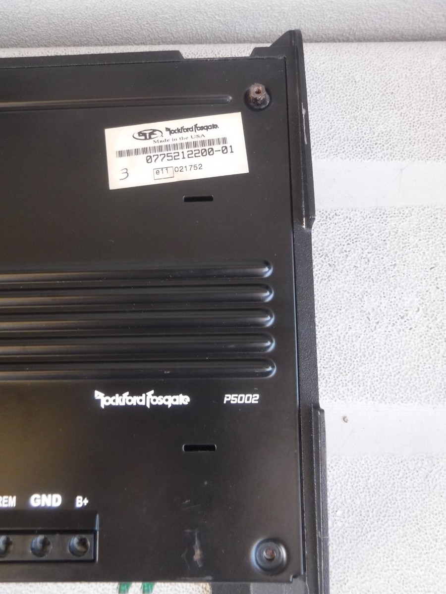Rockford P5002 Fosgate 2 Channel Amp | eBay