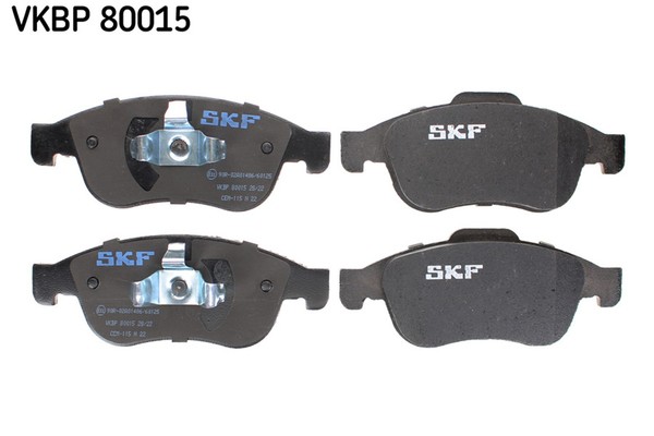 SKF Bremsbelagsatz Scheibenbremse Vkbp 80015 FüR Renault Megane 3 BZ0 KZ0 DZ0 5-image