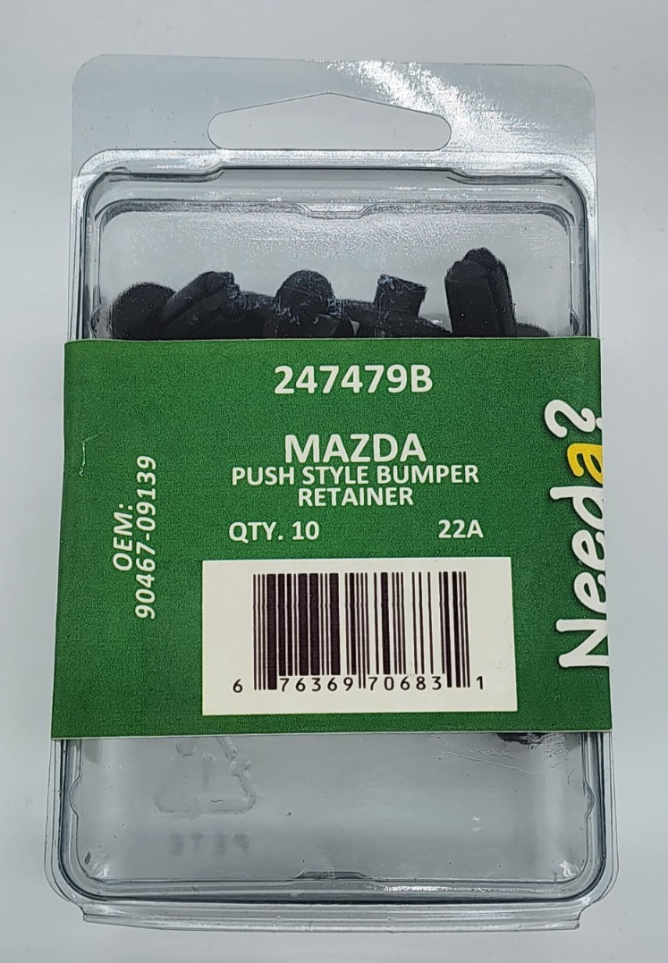 Needa 247479B Cowl Panel Retainer Clips Replaces 90467-09139 - 10 PACK
