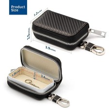 Car Key Fob Faraday Bag Car Rfid Signal Anti-theft Blocker Case Anti-Hacking New