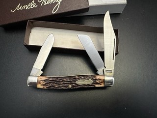 Vintage Schrade Uncle Henry 885UH Stockman Pocket Knife USA