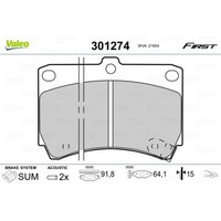 Valeo BremsbeläGe Bremsbelegsatz Vorne FüR Mazda Demio 323 F V KIA Rio