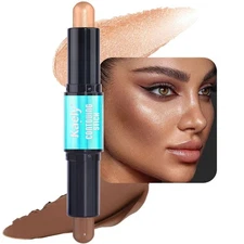 evpct 2in1 Face Shaping  Contouring Stick Cream Contour Concealer Bronzer Sti...
