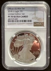 2018-S $1 SILVER AMERICAN EAGLE NGC PF70 Limited Edition Set : 07208