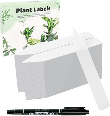 Plant Labels 4 Inch 200Pcs Plastic Plant Name Tags for Seedlings Garden Labels M