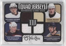 2007 O-Pee-Chee Quad Jerseys Alex Ovechkin Alexander Radulov Ilya Kovalchuk 0c3