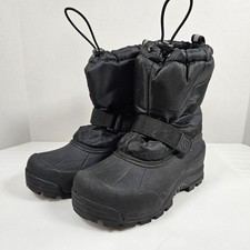 Northside Snow Boots 3M TheInsulate Youth Sz 2 Black Adjustable Unisex SEE PICS