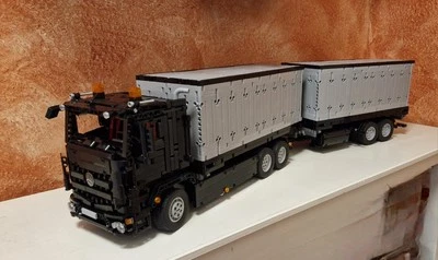 Bauanleitung für MB Arocs 6x4 Container Truck Technic Moc-181989 (ähnlich 42043) - Bild 1 von 4