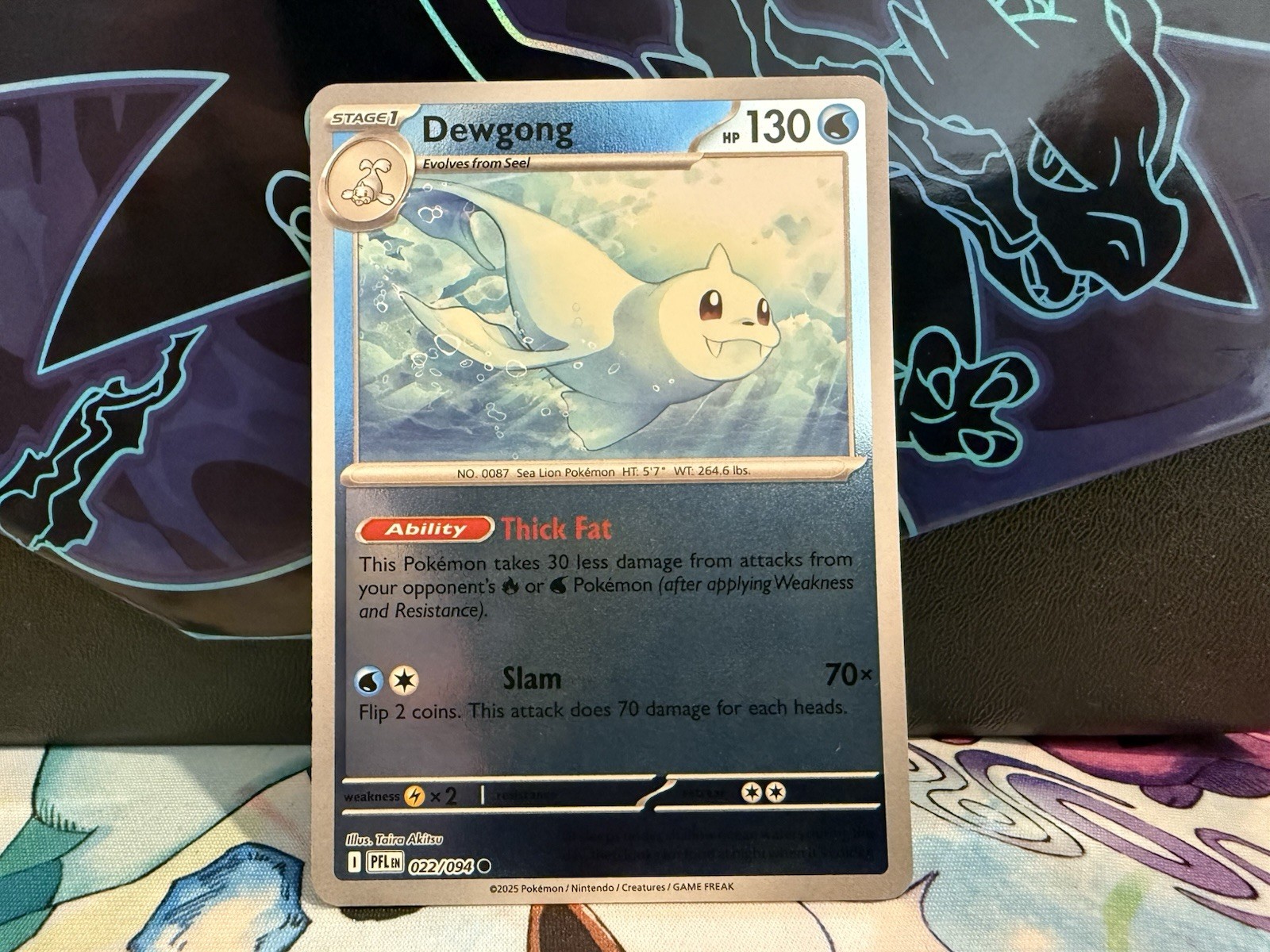 Pokémon TCG Dewgong 022/094 Phantasmal Flames Reverse Holo NM