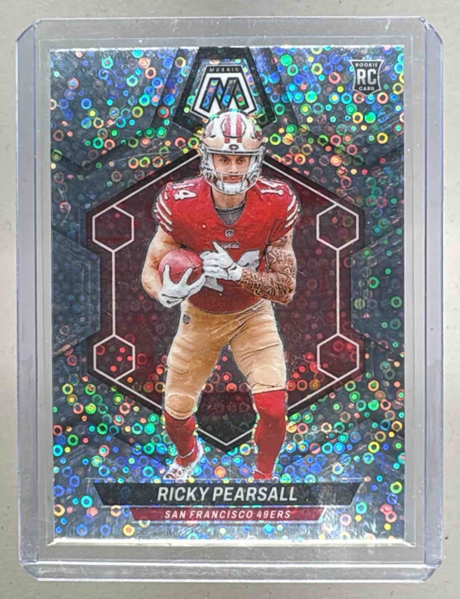 Ricky Pearsall 2024 Panini Mosaic #331 No Huddle Silver Prizm Rookie RC