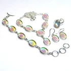 Australian Triplet Opal 925 Sterling Silver Oval Handmade Jewelry Set PG 2024