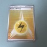 Basic Lightening Energy - Pokemon TCG 020 Black Bolt & White Flare Holo Rare NM
