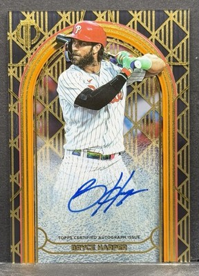 2024 Topps Tribute BRYCE HARPER #IPA-BH Iconic Perspectives AUTO Orange /25