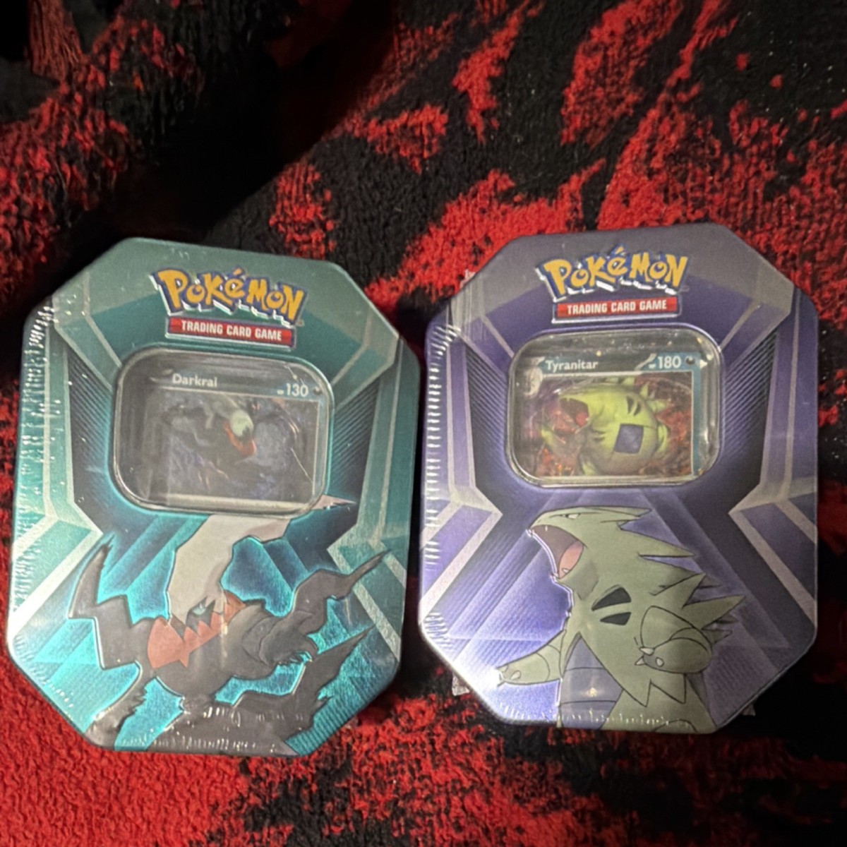 pokemon darkrai tin trading card game Amazon.com: Pokemon 2012 Fall Legends Legendary Darkrai EX Tin : Toys &  Games main image 1