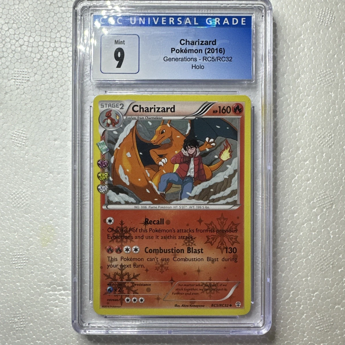 Charizard Pokémon TCG Generations Holo Rare Individual Collectible
