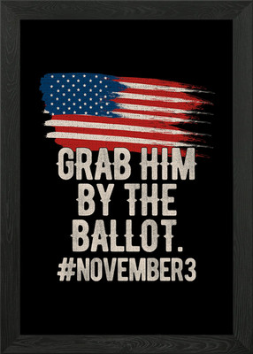 Grab Him By The Ballot Gerahmtes Wandbild Poster Leinwanddruck Bild