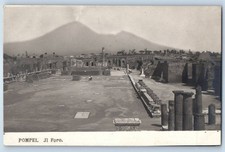 Campania Italy Postcard Ancient Roman city of Pompeii c1905 RPPC Photo