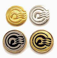 Princess Cruises Captains Circle Sea Witch Logo Pin Lot 4 Gold Silver Elite Ruby