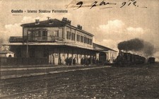 CENTALLO, Wedge - Train - Interior of the Railway Station - VG - #048