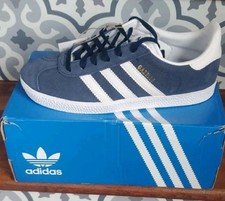 adidas Gazelle J Blue/White Suede Sneaker Unisex Kids US 5 UK 4.5 BY9144
