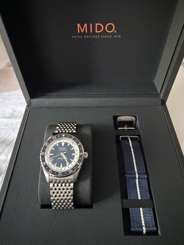 Mido Automatic Ocean Star GMT 40.5mm Blue Dial Men's Watch M026.829.18.041.00