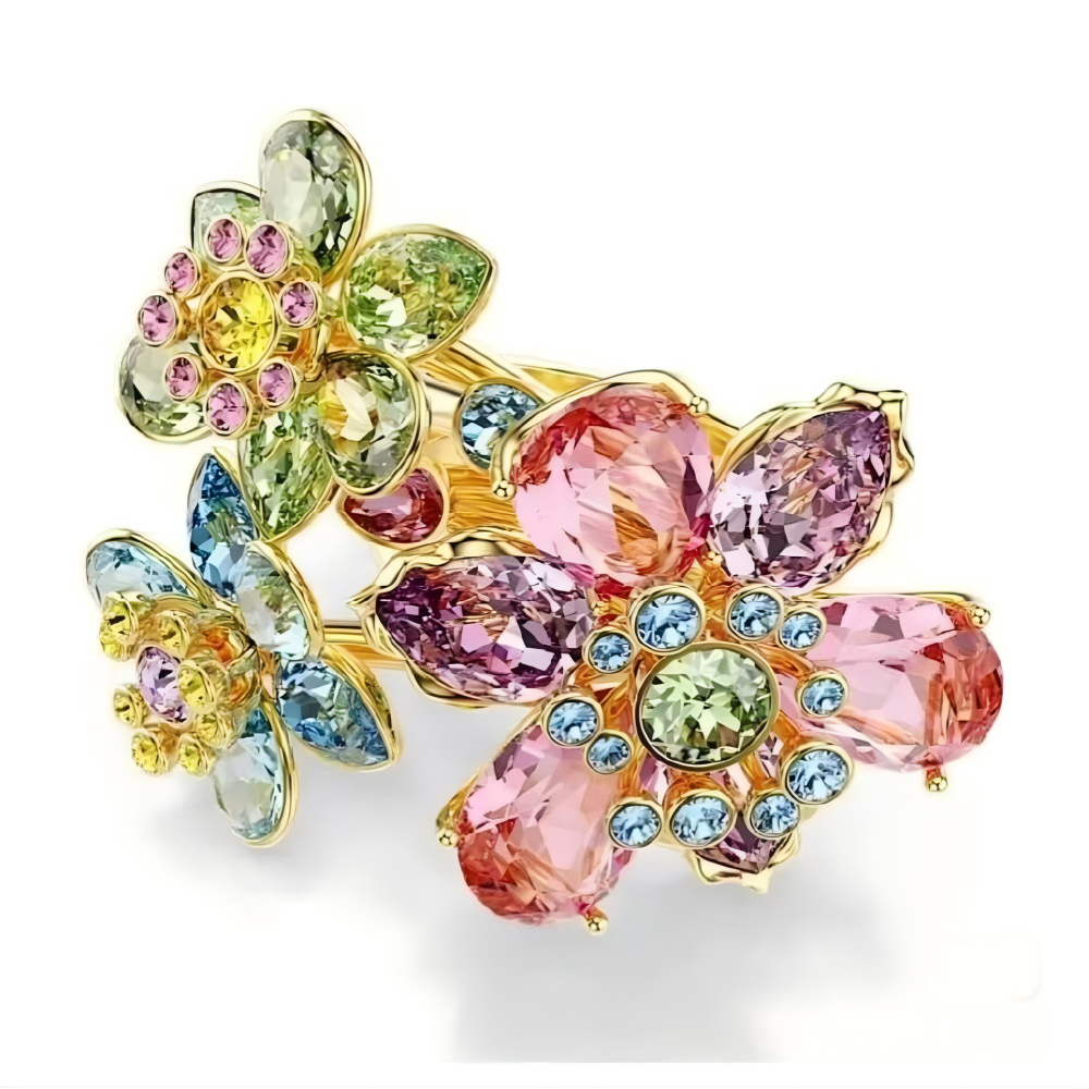 Swarovski ldyllia Flower ring new gift box Diameter: 18.1mm