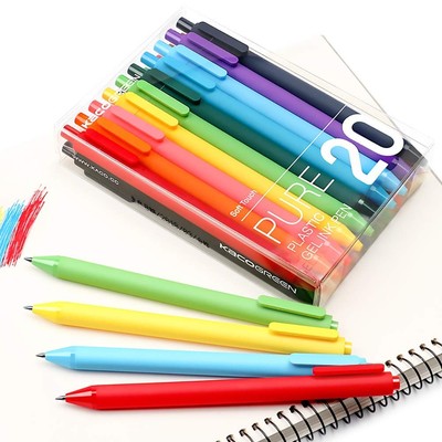 Lanxivi Kaco Retractable Gel ink Pens, Extra Fine Point Pencils(0.5