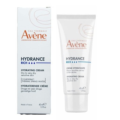 Avene Hydrance Rich Hydrating Cream 40ml (1.3oz) EXP: 02/2028