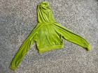 H&M Divided Women’s Green Crop Zipup  Hoodie Size Medium — photo 3