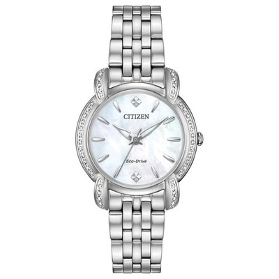 NEW Citizen women\'s jolie diamond accent stainless steel watch Citizen Jolie Watch for Women | Elegant Timepiece | Nasr  main image 3