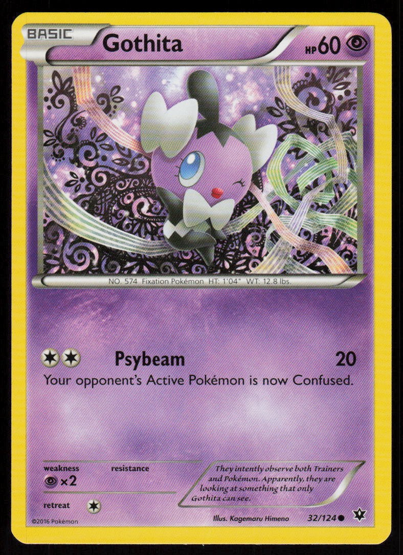Gothita 32/124 Common Fates Collide Pokemon Near Mint