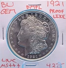1921 BU Gem Morgan Silver Dollar UNC MS+++ DMPL US Mint Rare Coin 4275