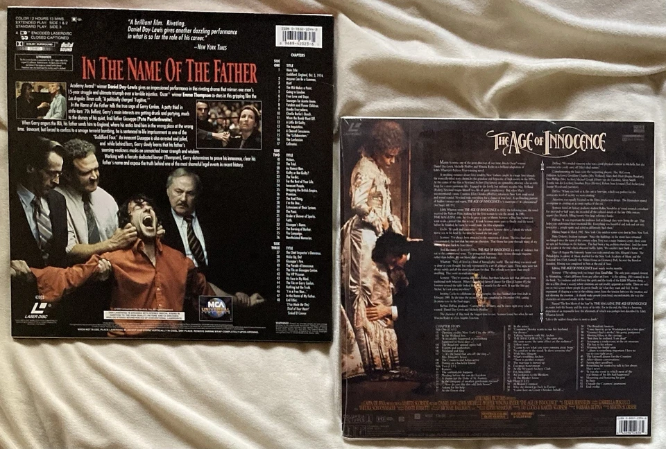 DANIEL DAY-LEWIS LaserDisc Lot Foto 4 de 4